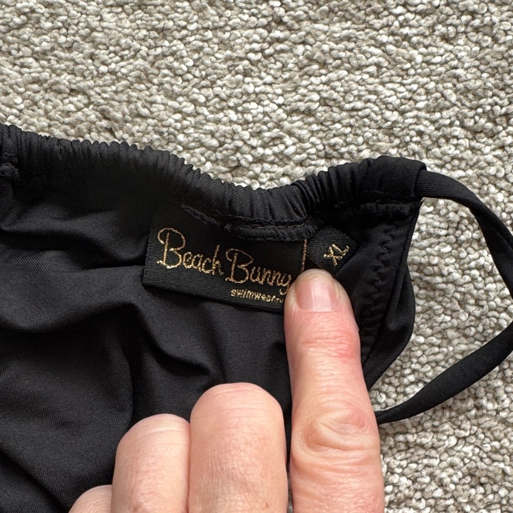 Beach Bunny Black Bikini with Gold Details - Picture 9 of 9